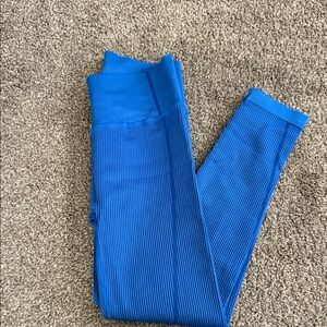Women’s Blue Offline/Aerie Seamless Waffle Leggings